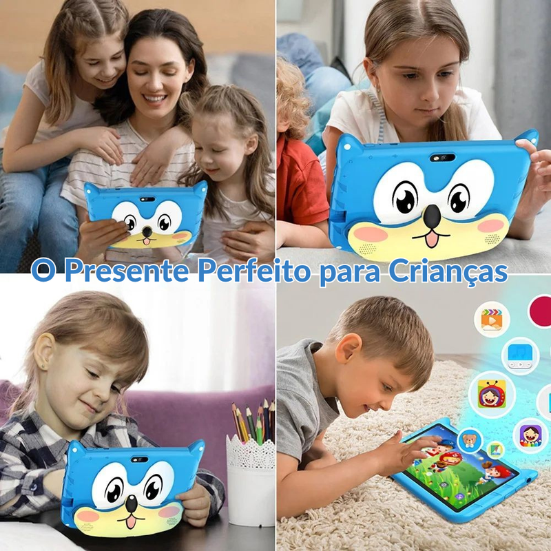 Tablet Infantil SunnyCat KidiTab 7” – Android 13, 4GB+64GB, Wi-Fi 5G e Brinde Capinha