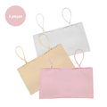 Kit com 3 Tops SkinBelle – Sutiã Sem Costura Ice Silk para o Dia a Dia