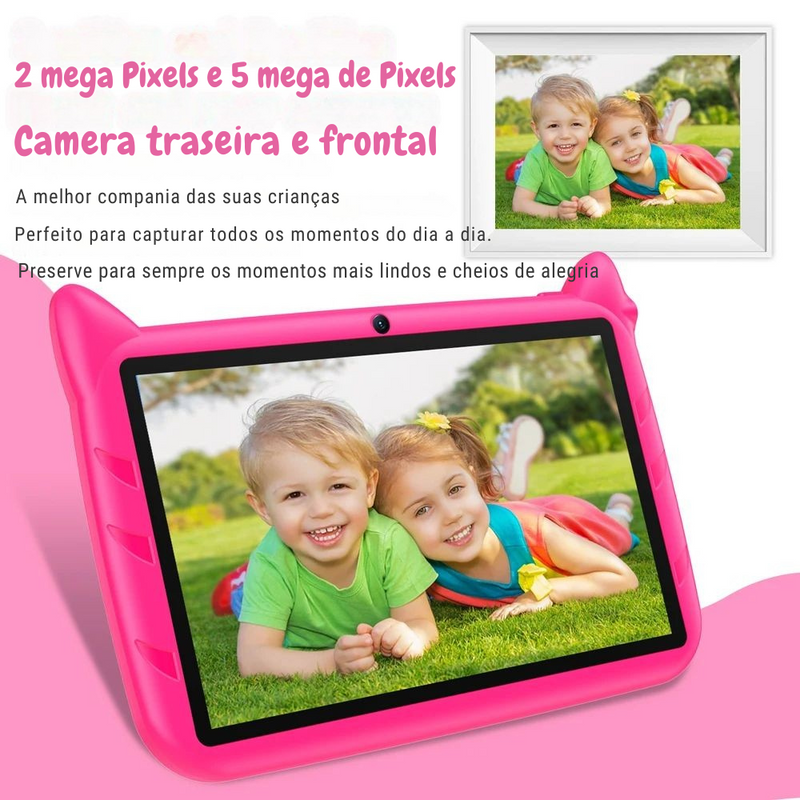 Tablet Infantil SunnyCat KidiTab 7” – Android 13, 4GB+64GB, Wi-Fi 5G e Brinde Capinha