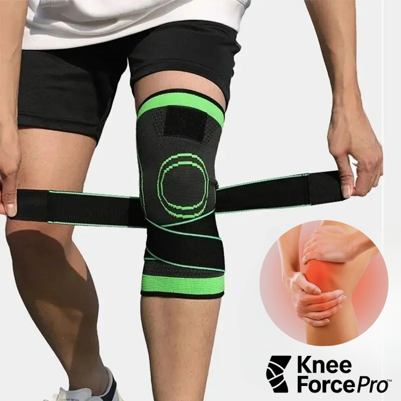 KneeForce Pro™ – Joelheira com Compressão Inteligente e Massagem