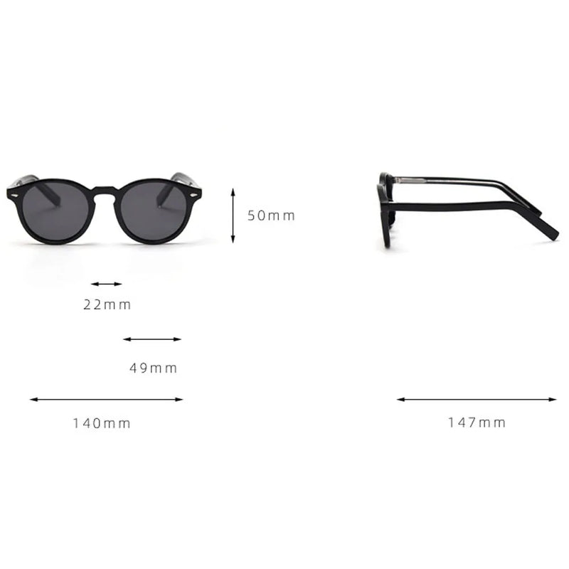 Óculos de Sol Kachawoo Retrô – Lentes Polarizadas UV400 e Armação Ultralight