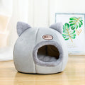 Toca Aconchegante para Gatos e Cães Pequenos – Design de Caverna com Almofada