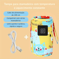 Aquecedor Portátil USB para Mamadeiras – Bolsa Térmica Ideal para Viagens