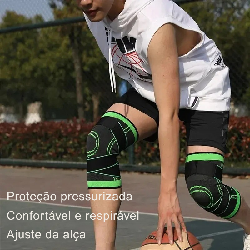 KneeForce Pro™ – Joelheira com Compressão Inteligente e Massagem