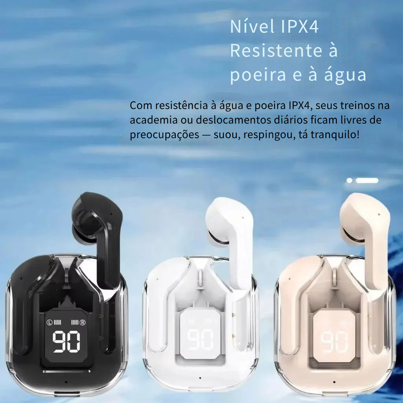 Fone Bluetooth Sun NewAir 2025 – Som HiFi, BT 5.3, Microfone e IPX4
