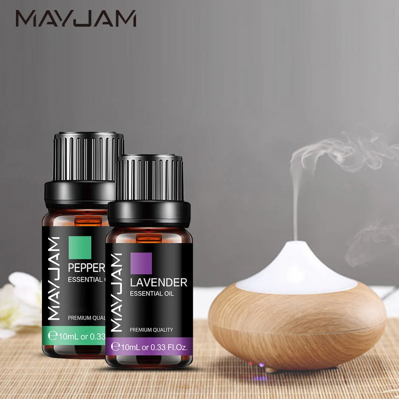 MAYJAM Óleo Essencial Natural 10ml – Difusor, Banho e Massagem