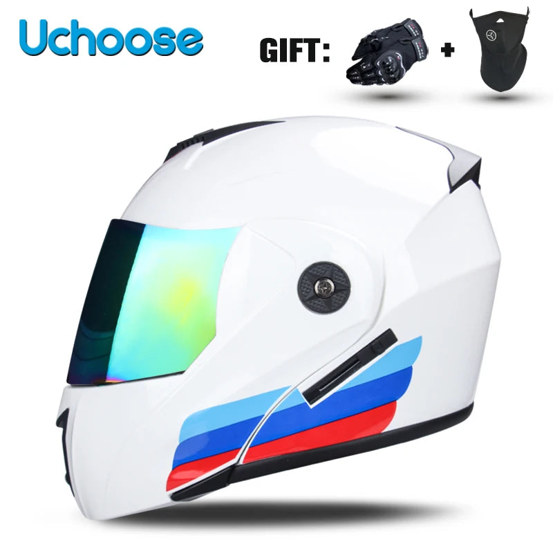 Capacete Modular YOUCHOOSE com Certificação DOT + Brindes Exclusivos