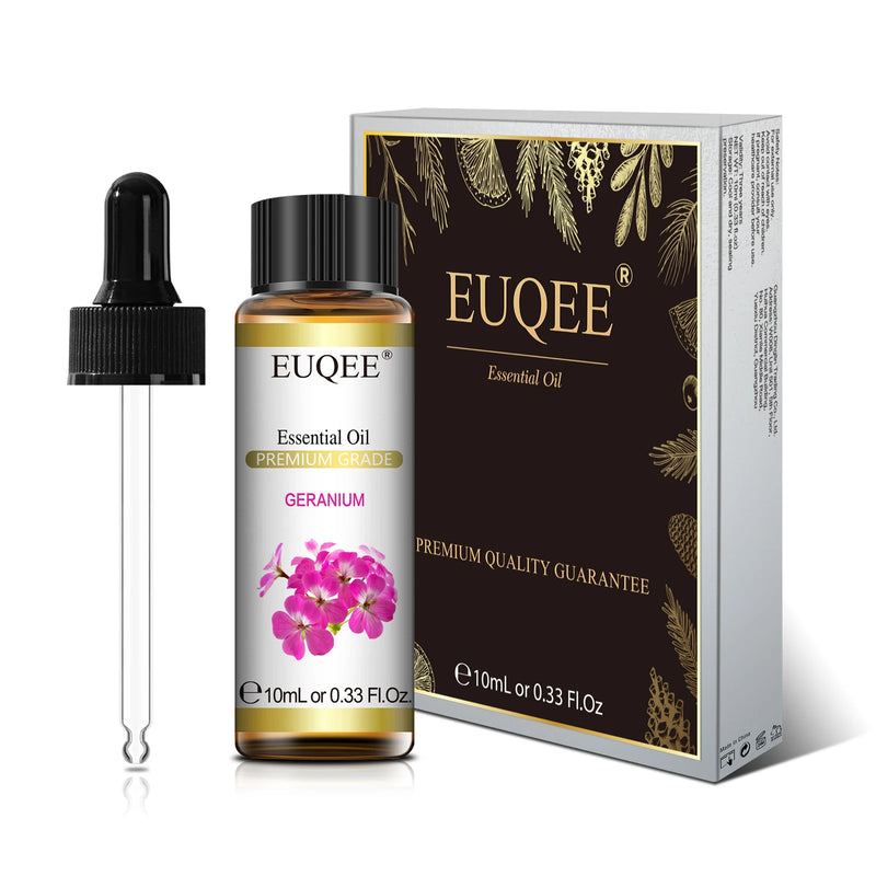 EUQEE Óleo Essencial Orgânico 10ml – Difusor, Spa e Massagem