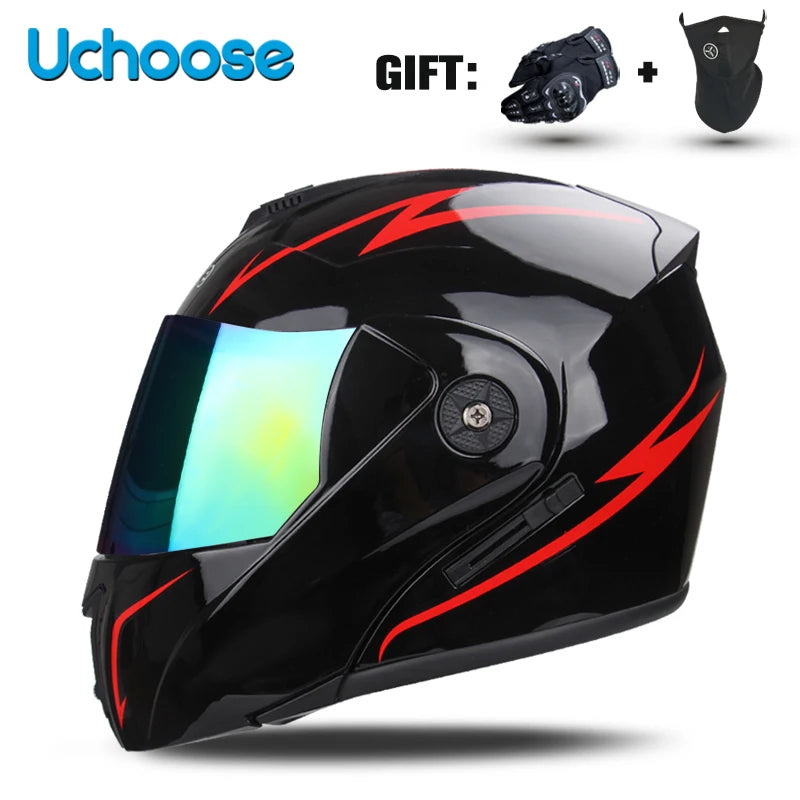 Capacete Modular YOUCHOOSE com Certificação DOT + Brindes Exclusivos