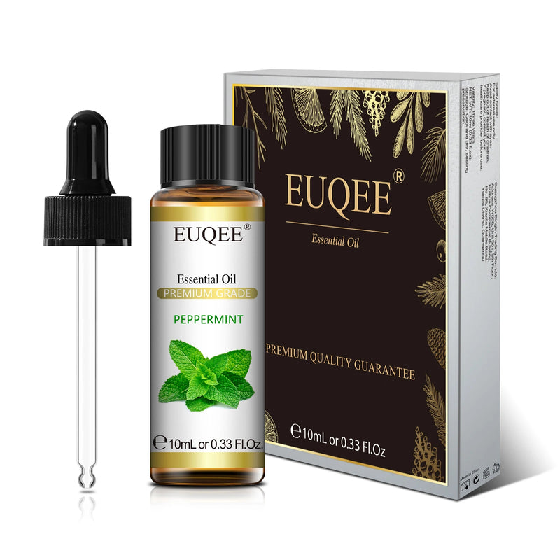 EUQEE Óleo Essencial Orgânico 10ml – Difusor, Spa e Massagem