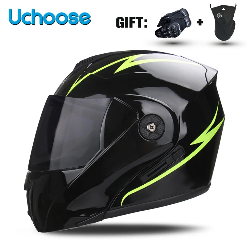 Capacete Modular YOUCHOOSE com Certificação DOT + Brindes Exclusivos