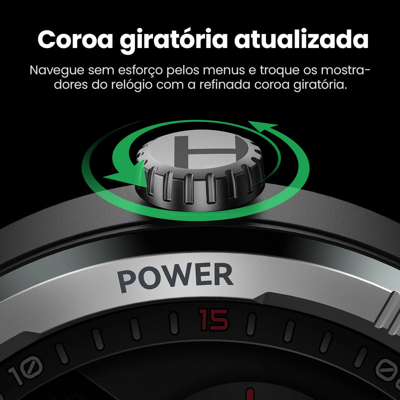Smartwatch HAYLOU Solar Neo – Tela HD, Chamadas e Monitoramento 24h
