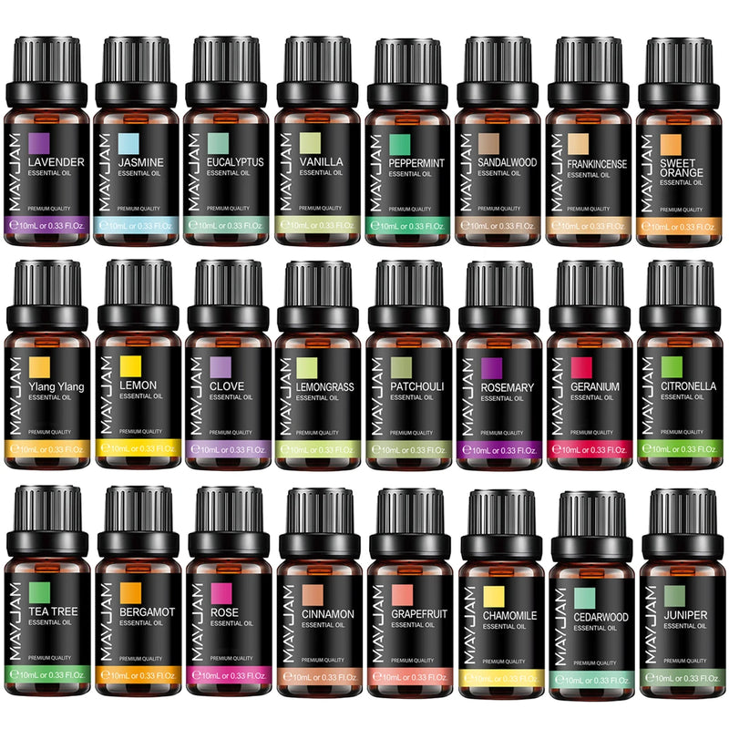 MAYJAM Óleo Essencial Natural 10ml – Difusor, Banho e Massagem