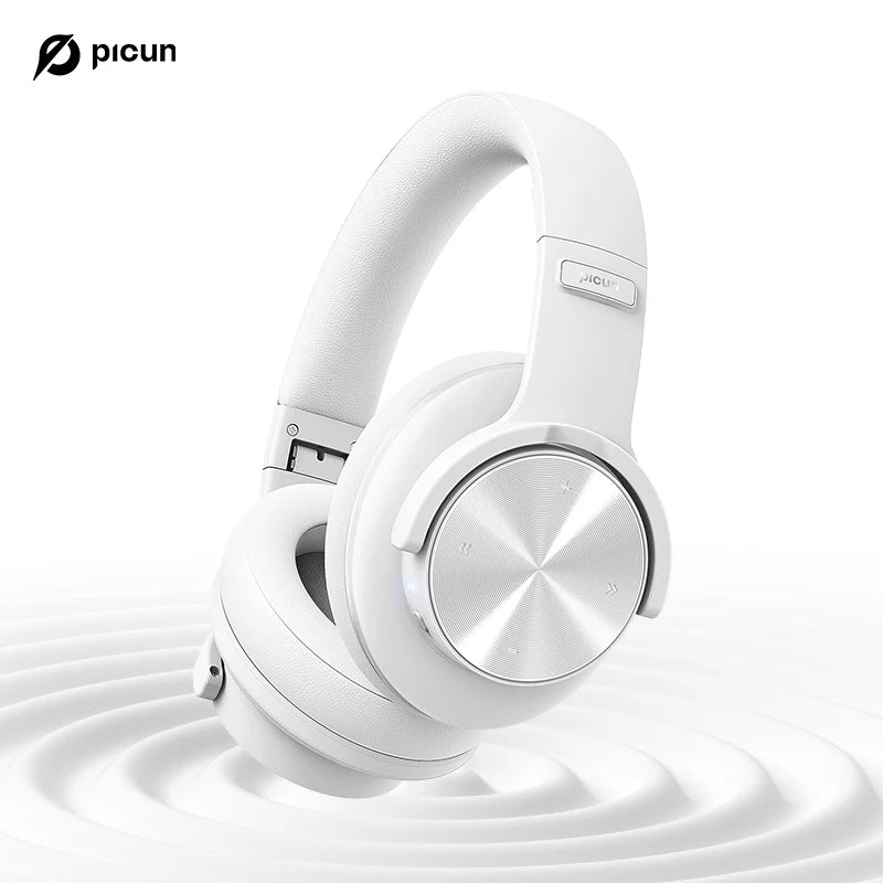 Fone Bluetooth Picun B8 – Som Hi-Fi, 120h de Bateria e Conforto Over-Ear