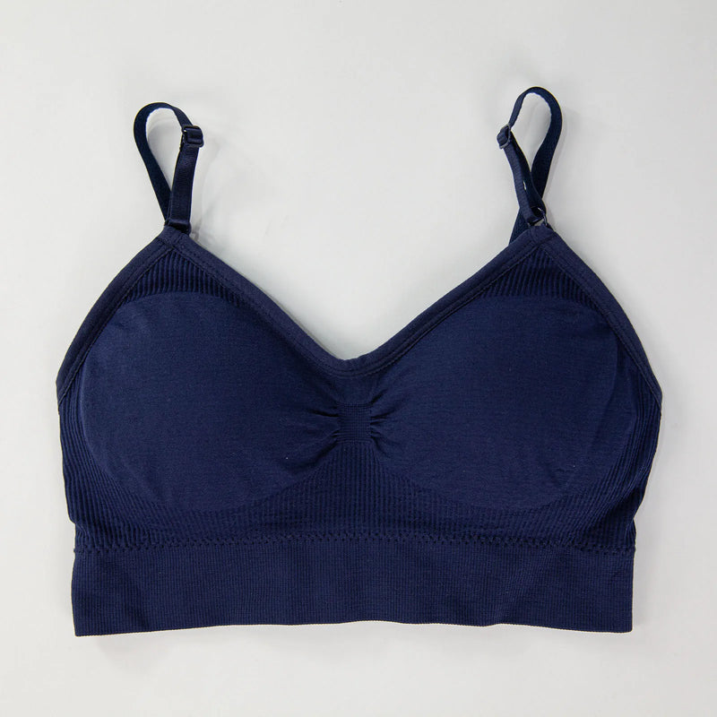 Kit com 3 Sutiãs SeamLess – Conforto, Estilo e Sem Aro (P/M/G/GG)
