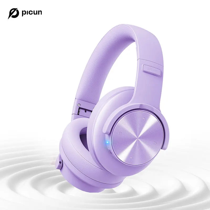 Fone Bluetooth Picun B8 – Som Hi-Fi, 120h de Bateria e Conforto Over-Ear