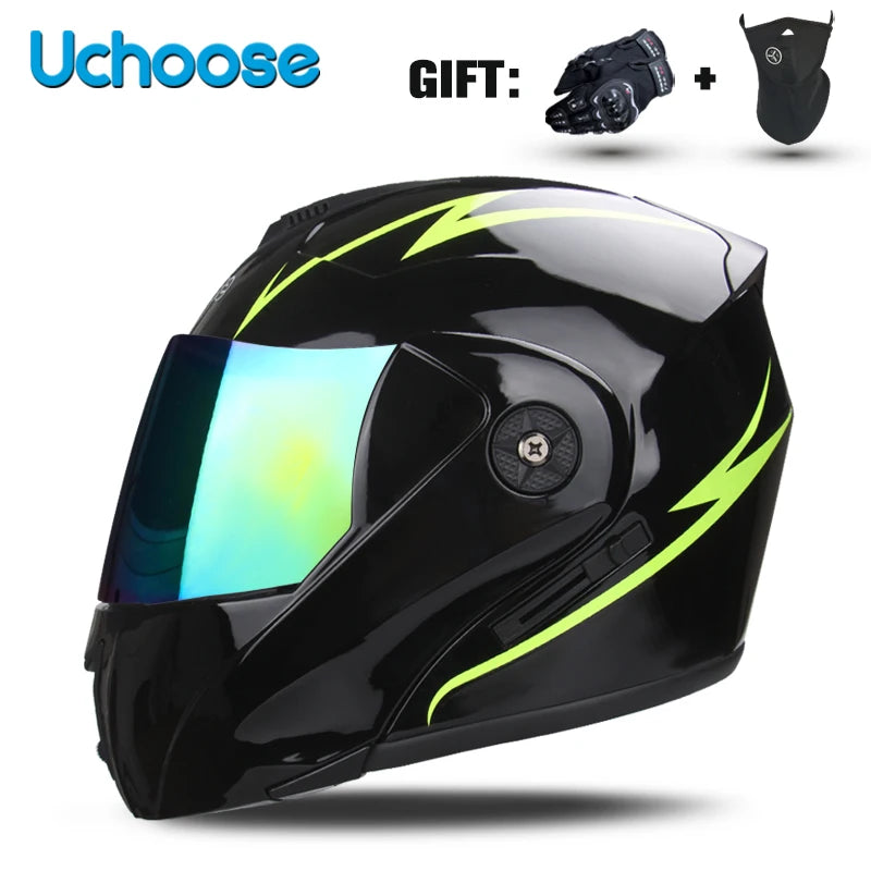 Capacete Modular YOUCHOOSE com Certificação DOT + Brindes Exclusivos