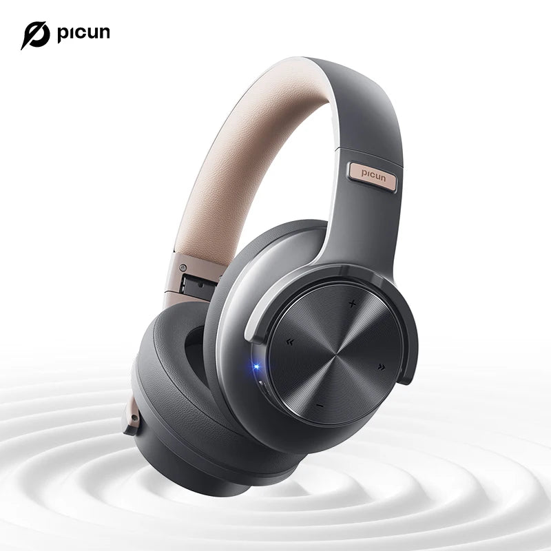 Fone Bluetooth Picun B8 – Som Hi-Fi, 120h de Bateria e Conforto Over-Ear