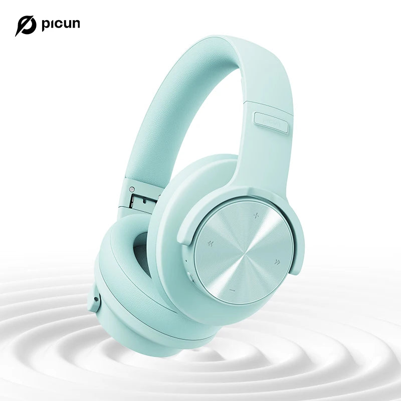 Fone Bluetooth Picun B8 – Som Hi-Fi, 120h de Bateria e Conforto Over-Ear