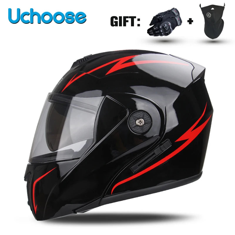 Capacete Modular YOUCHOOSE com Certificação DOT + Brindes Exclusivos