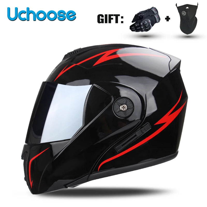 Capacete Modular YOUCHOOSE com Certificação DOT + Brindes Exclusivos