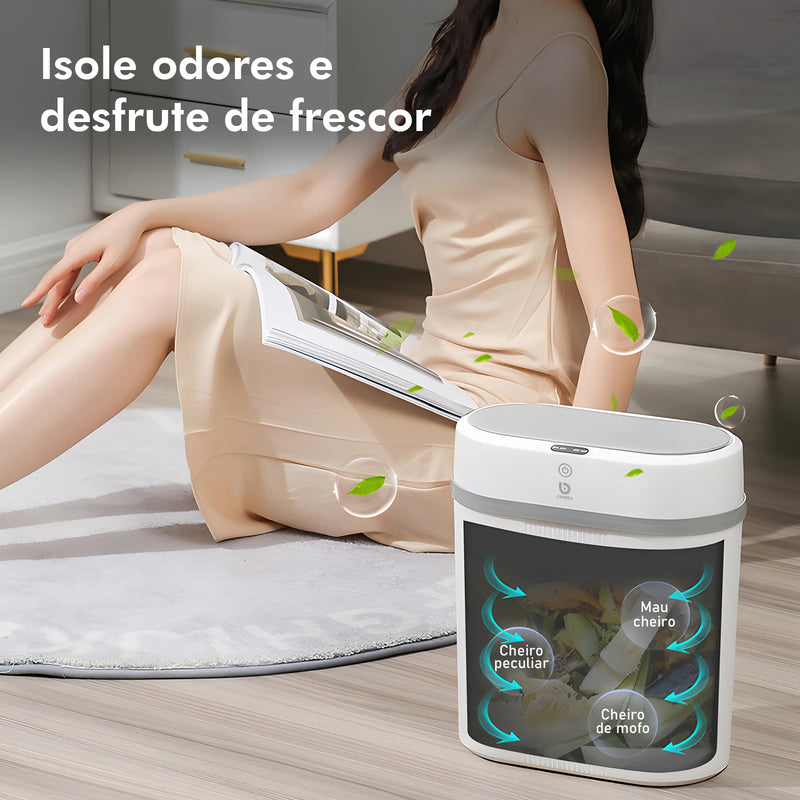 Lixeira Inteligente 12L com Sensor Automático