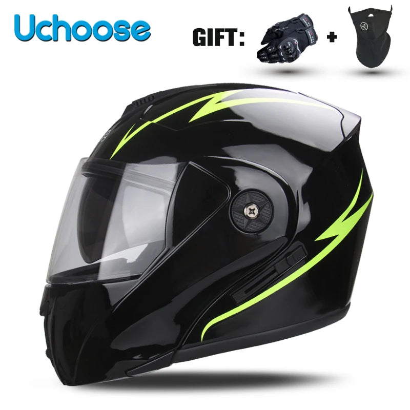 Capacete Modular YOUCHOOSE com Certificação DOT + Brindes Exclusivos