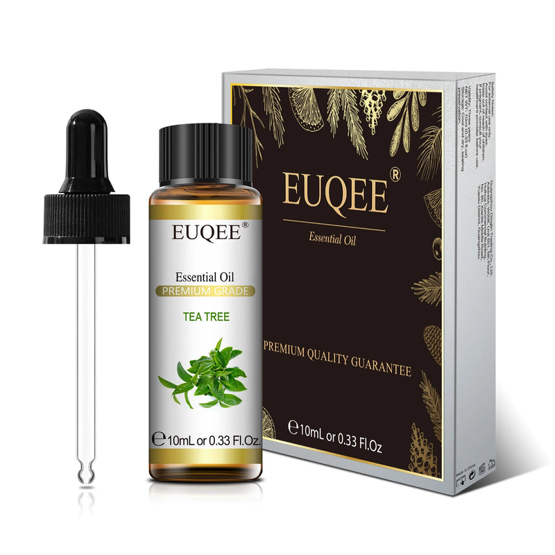 EUQEE Óleo Essencial Orgânico 10ml – Difusor, Spa e Massagem