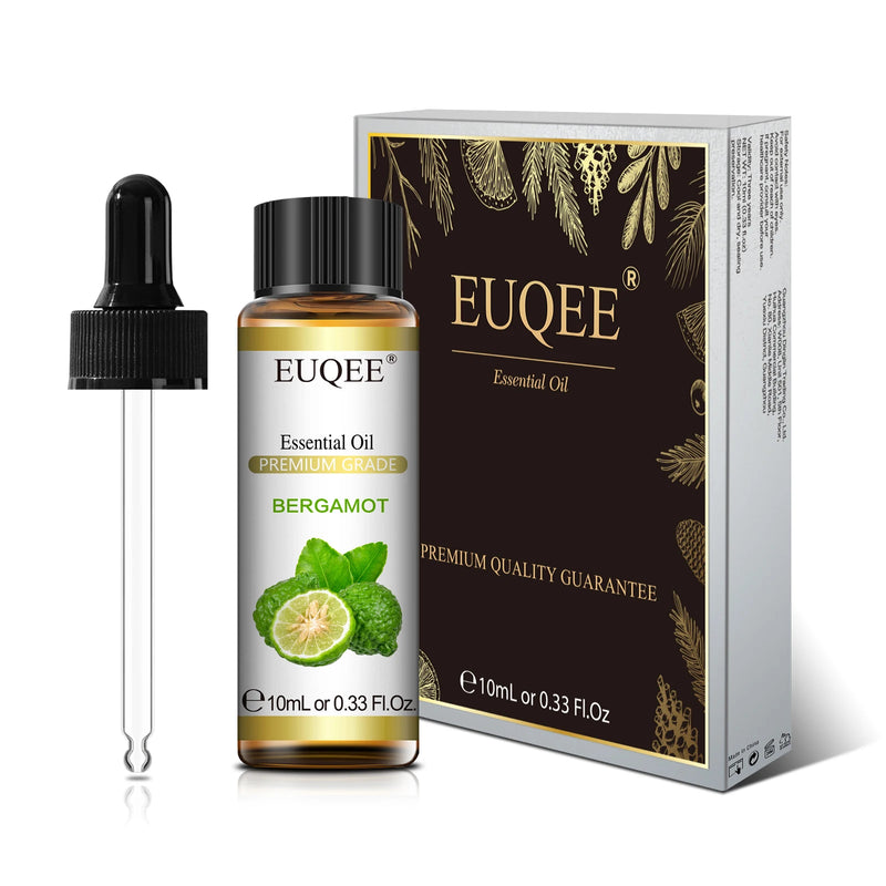 EUQEE Óleo Essencial Orgânico 10ml – Difusor, Spa e Massagem