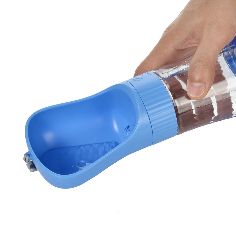 Alimentador Portátil 2 em 1 com Comedouro – Hidrate e Alimente Seu Pet Onde Estiver