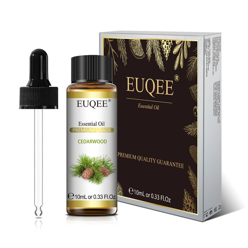EUQEE Óleo Essencial Orgânico 10ml – Difusor, Spa e Massagem