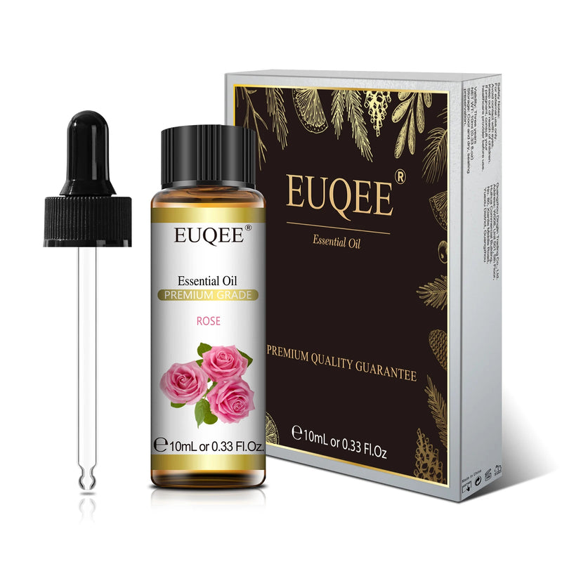 EUQEE Óleo Essencial Orgânico 10ml – Difusor, Spa e Massagem