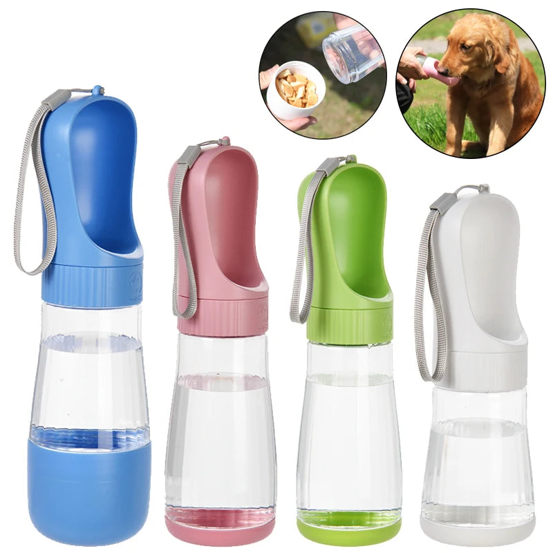 Alimentador Portátil 2 em 1 com Comedouro – Hidrate e Alimente Seu Pet Onde Estiver