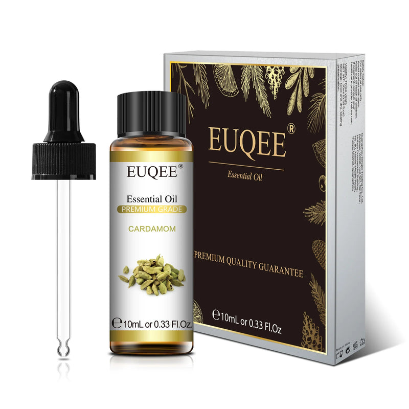 EUQEE Óleo Essencial Orgânico 10ml – Difusor, Spa e Massagem