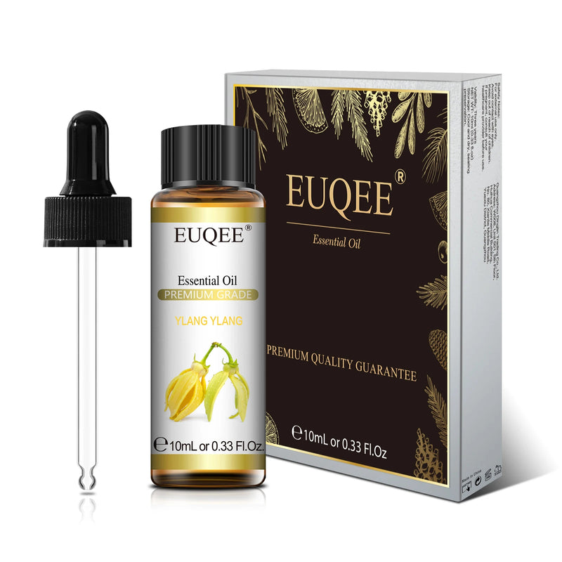 EUQEE Óleo Essencial Orgânico 10ml – Difusor, Spa e Massagem