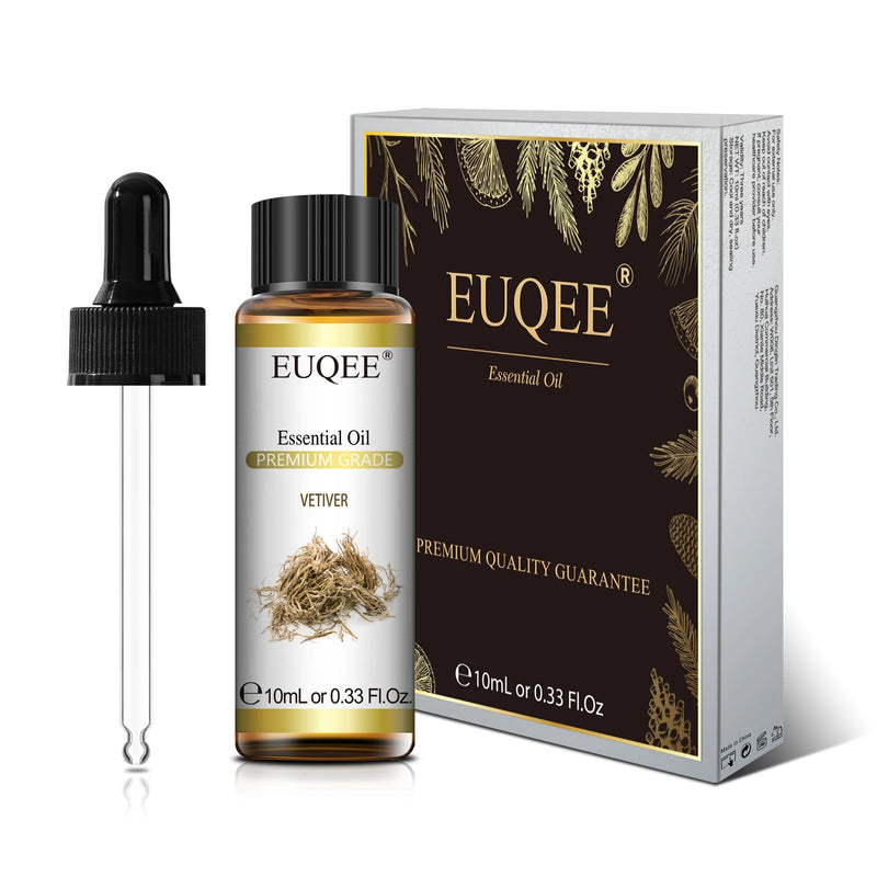 EUQEE Óleo Essencial Orgânico 10ml – Difusor, Spa e Massagem