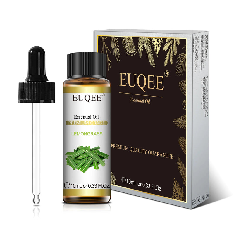 EUQEE Óleo Essencial Orgânico 10ml – Difusor, Spa e Massagem