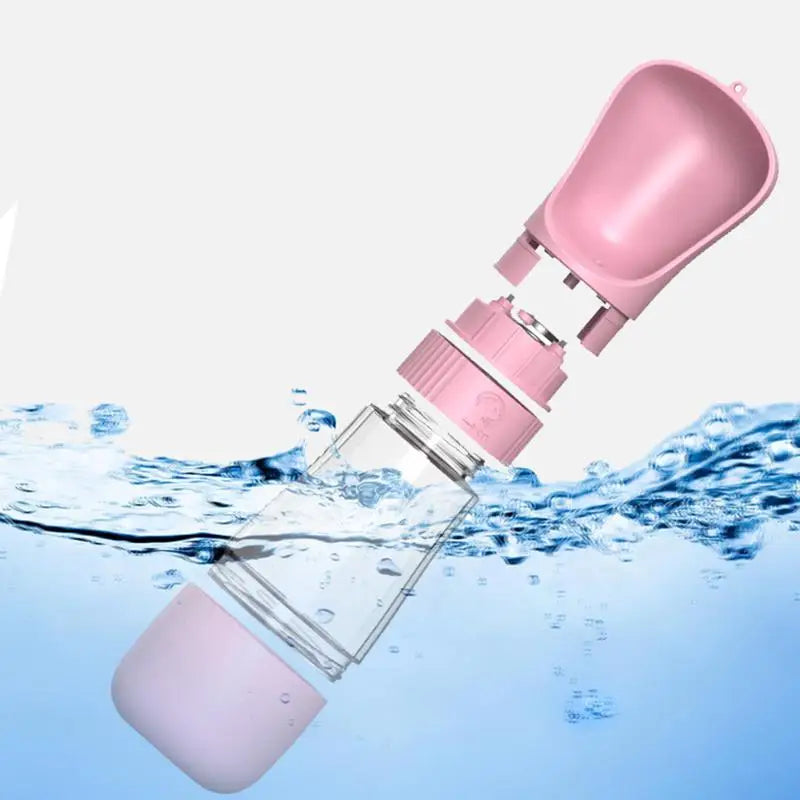Alimentador Portátil 2 em 1 com Comedouro – Hidrate e Alimente Seu Pet Onde Estiver