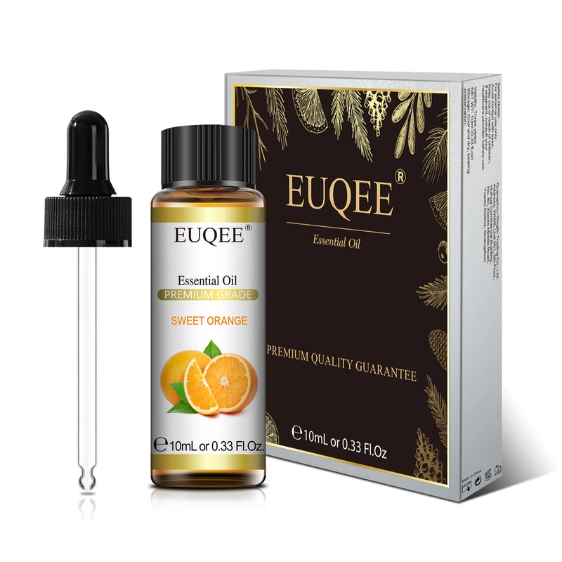EUQEE Óleo Essencial Orgânico 10ml – Difusor, Spa e Massagem